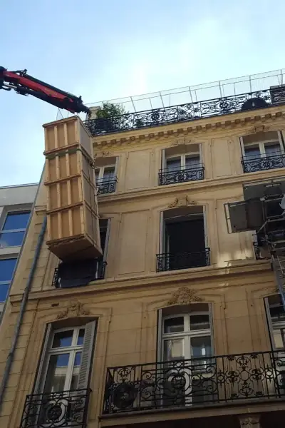 Grue de déménagement